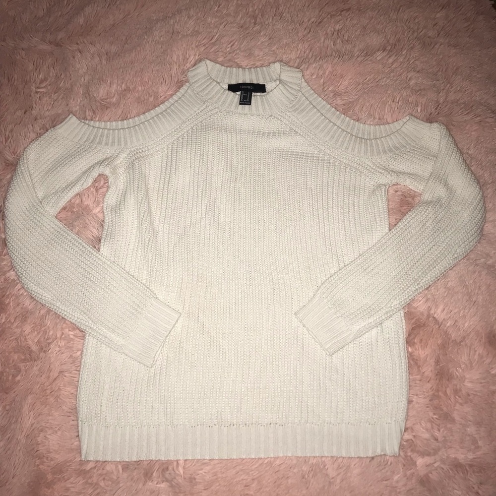 Forever 21 open shoulder sweater